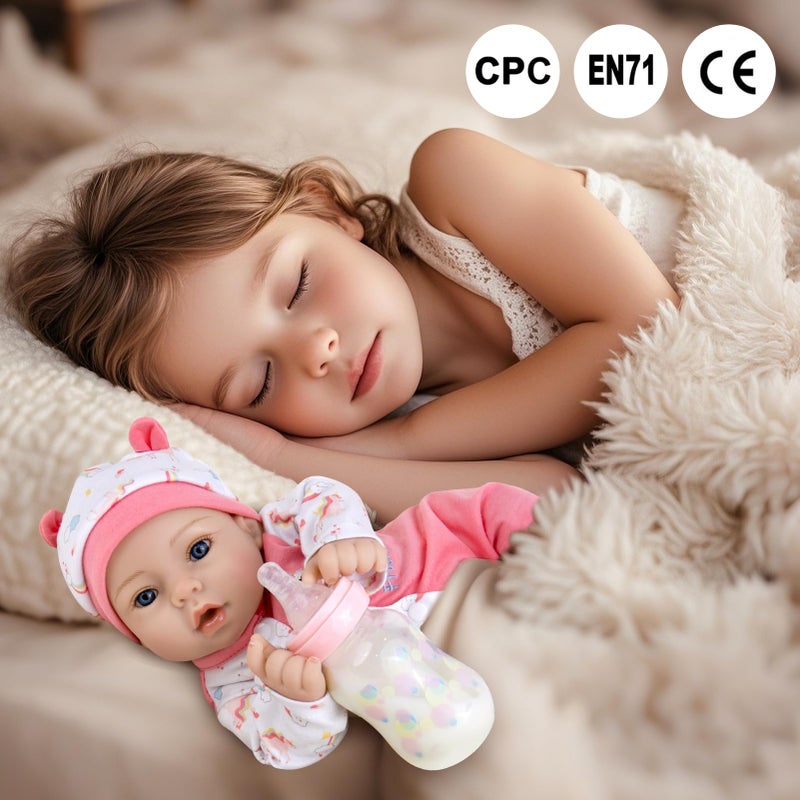 Aori Reborn Baby Dolls Lifelike - 18-inch Real Life Newborn Girl with Ultra-Realistic Handcrafted Details & Flexible Limbs  Gift Set for Kids 3+  Parents  Elderly and Collectors - Image 4